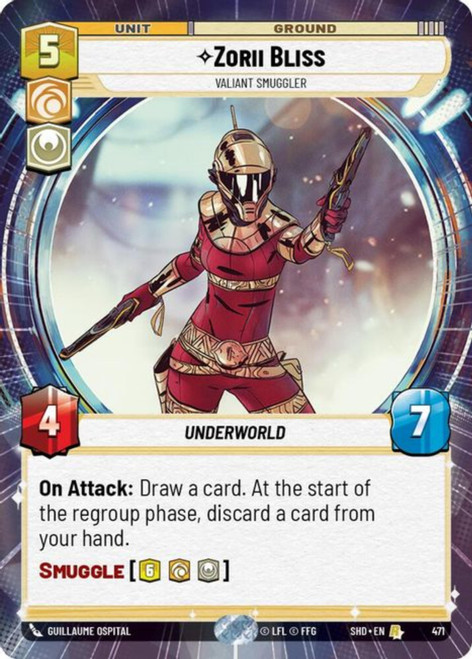 Zorii Bliss, Valiant Smuggler (Hyperspace Foil)