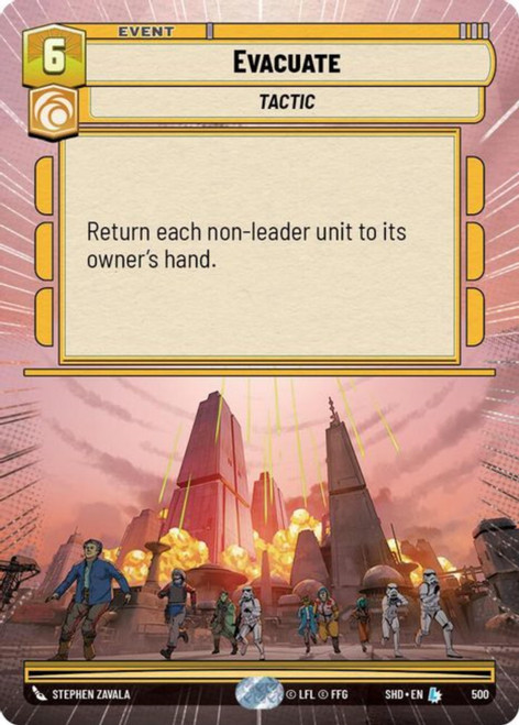 Evacuate (Hyperspace Foil)