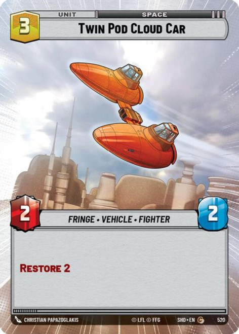 Twin Pod Cloud Car (Hyperspace Foil)