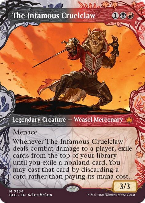 The Infamous Cruelclaw (Showcase Frame)