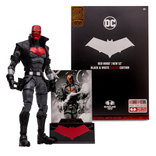 DC Multiverse: New 52 - Red Hood Black & White Accent Edition (Gold Label Series) 7-Inch Figure