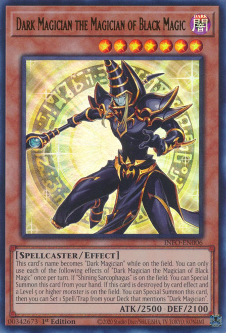 INFO-EN006 Dark Magician the Magician of Black Magic (Ultra Rare)