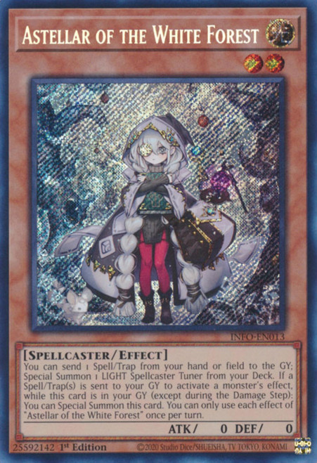 INFO-EN013 Astellar of the White Forest (Quarter Century Secret Rare)