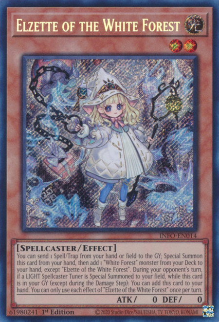 INFO-EN014 Elzette of the White Forest (Quarter Century Secret Rare)