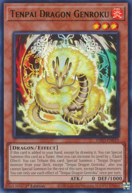 INFO-EN019 Tenpai Dragon Genroku (Quarter Century Secret Rare)