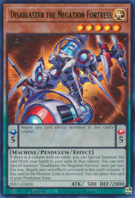 INFO-EN026 Disablaster the Negation Fortress (Ultra Rare)