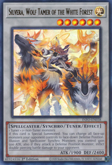 INFO-EN038 Silvera, Wolf Tamer of the White Forest (Quarter Century Secret Rare)