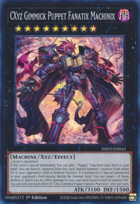 INFO-EN043 CXyz Gimmick Puppet Fanatix Machinix