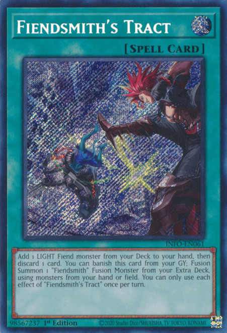 INFO-EN061 Fiendsmith's Tract (Quarter Century Secret Rare)