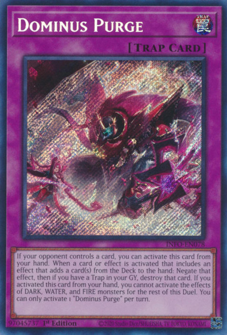 INFO-EN078 Dominus Purge (Quarter Century Secret Rare)
