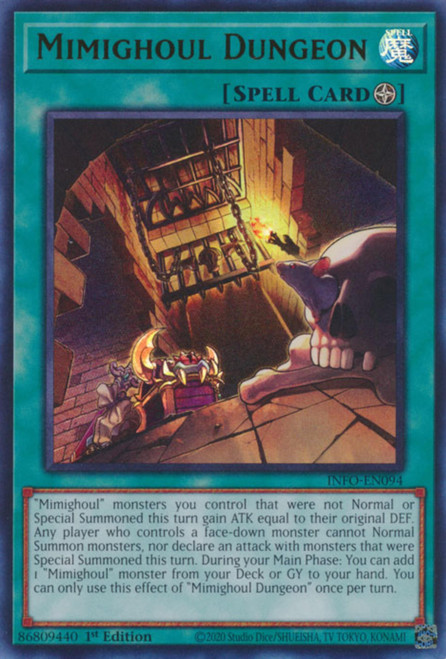 INFO-EN094 Mimighoul Dungeon (Quarter Century Secret Rare)