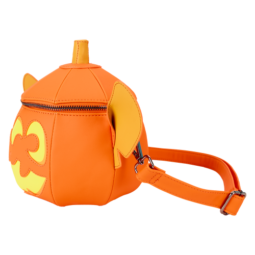 Disney: Stitch Figural Pumpkin Crossbody Bag