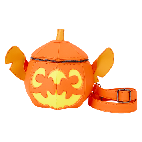 Disney: Stitch Figural Pumpkin Crossbody Bag