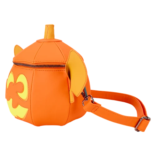 Disney: Stitch Figural Pumpkin Crossbody Bag