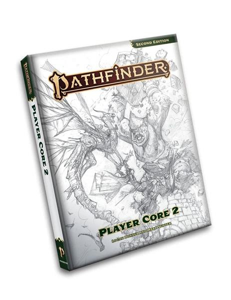 Pathfinder 2nd Edition: Player Core 2 Sketch Cover
