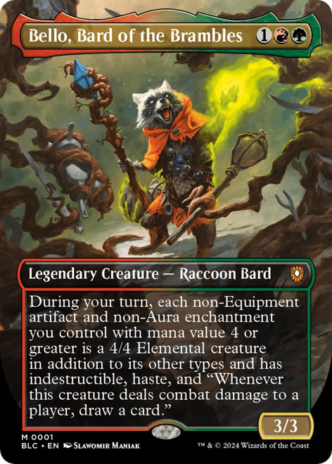 Bello, Bard of the Brambles (Borderless Art)