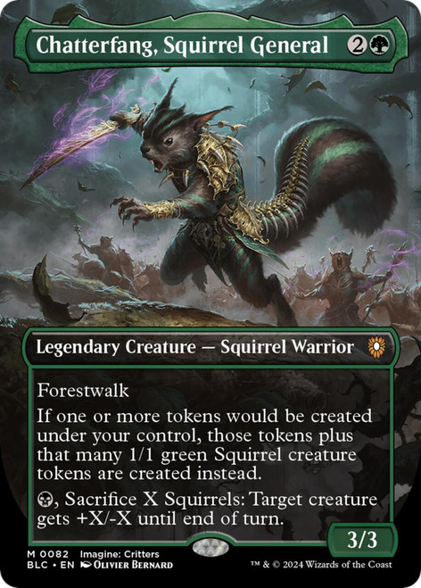 Chatterfang, Squirrel General (Borderless Art)