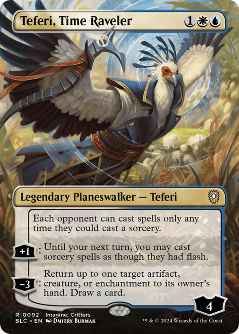 Teferi, Time Raveler (Borderless Foil)