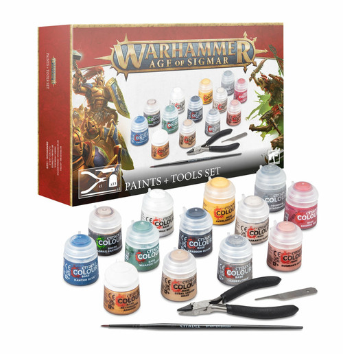 Warhammer Age of Sigmar - Paints and Tools