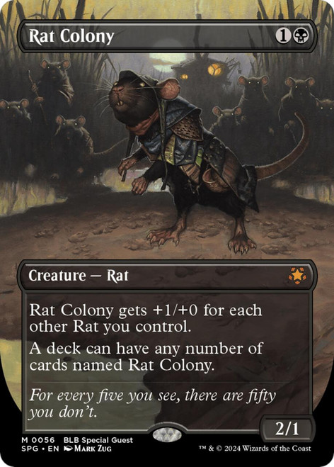 Rat Colony (Borderless Art)