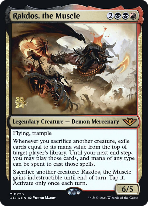 Rakdos, the Muscle (Prerelease Foil)