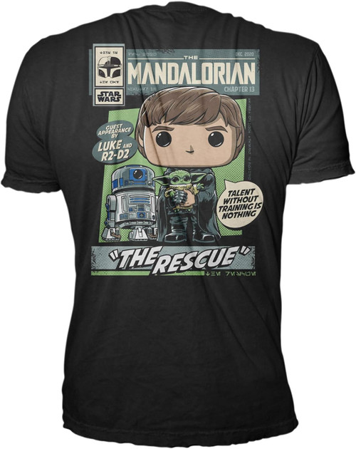 POP! & Tee: Star Wars: the Mandalorian - Luke With Grogu T-Shirt set