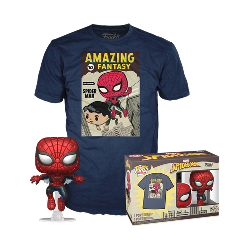 POP! & Tee: Spider-Man - Comic Cover (Metallic) T-Shirt set