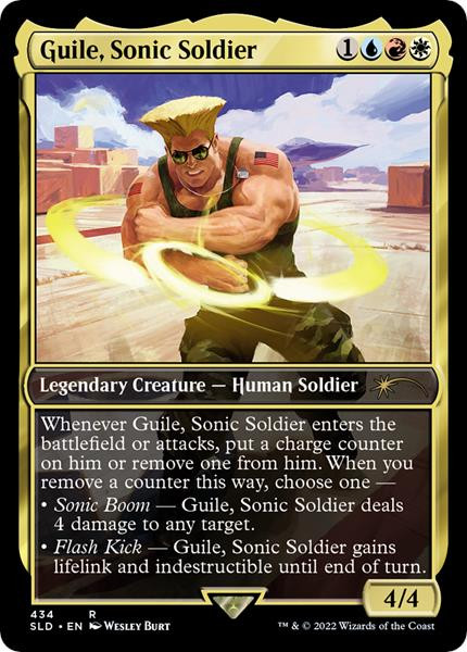 Guile, Sonic Soldier (Secret Lair - Street Fighter)