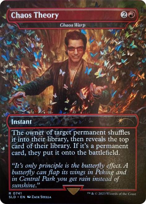 Chaos Warp [Chaos Theory] (Secret Lair - Jurassic World: Dr. Ian Malcolm)