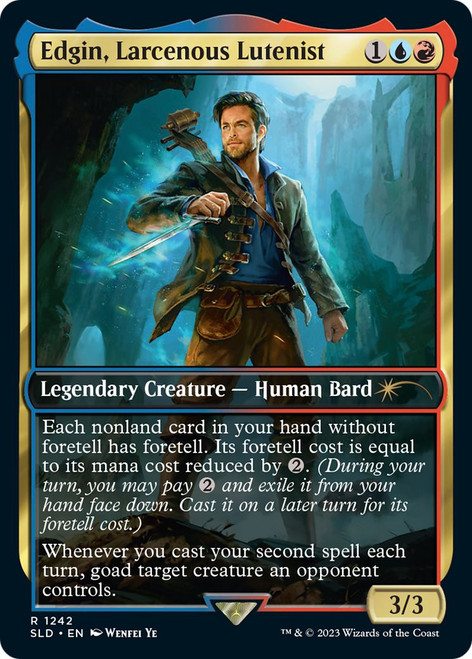 Edgin, Larcenous Lutenist (Secret Lair - Dungeons & Dragons: Honor Among Thieves)