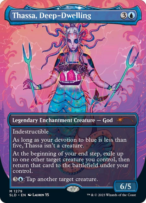 Thassa, Deep-Dwelling (Secret Lair - Cool Ocean Breeze)