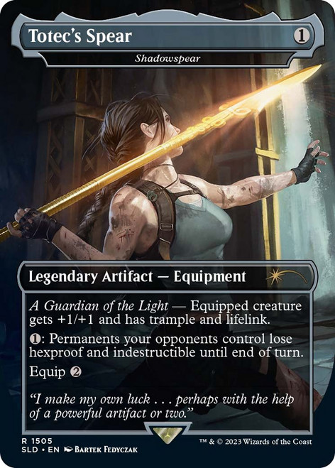 Shadowspear [Totec's Spear] (Secret Lair - Tomb Raider)