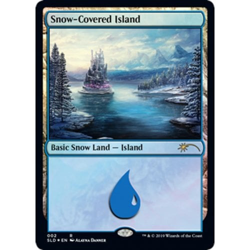 Snow-Covered Island (Foil) (Secret Lair - Eldraine Wonderland)