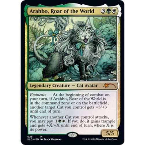 Arahbo, Roar of the World (Foil) (Secret Lair - OMG KITTIES!)