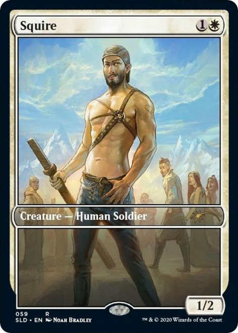 Squire (Foil) (Secret Lair - April Fools)