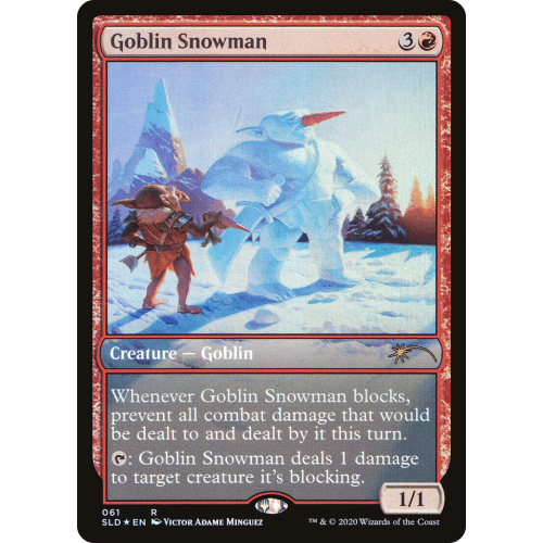 Goblin Snowman (Foil) (Secret Lair - April Fools)