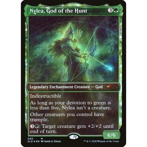 Nylea, God of the Hunt (Foil) (Secret Lair - Theros Stargazing)
