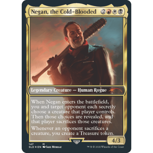 Negan, the Cold-Blooded (Foil) (Secret Lair - The Walking Dead)
