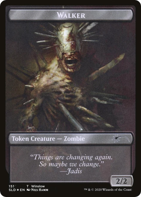 Walker Token (#151) (Secret Lair - The Walking Dead) (Secret Lair - The Walking Dead)