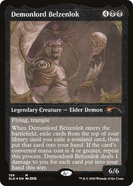 Demonlord Belzenlok (Etched Foil) (Secret Lair - Read the Fine Print)