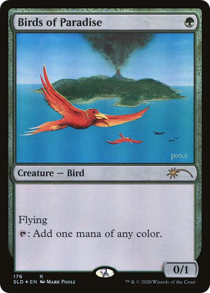 Birds of Paradise (Foil) (Secret Lair - Artist Series: Mark Poole)