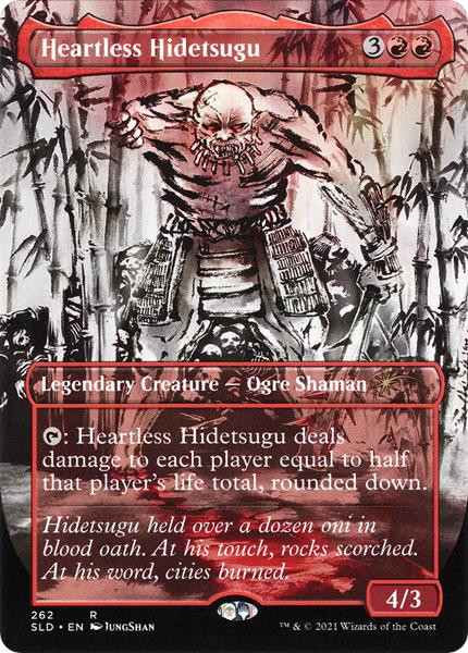 Heartless Hidetsugu (Foil) (Secret Lair - Kamigawa Ink)