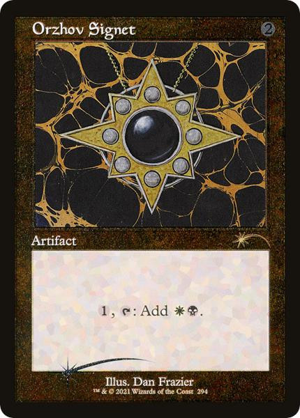 Orzhov Signet (Etched Foil) (Secret Lair - Dan Frazier is Back)