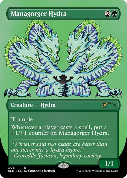 Managorger Hydra (Etched Foil) (Secret Lair - Monstrous Menagerie)
