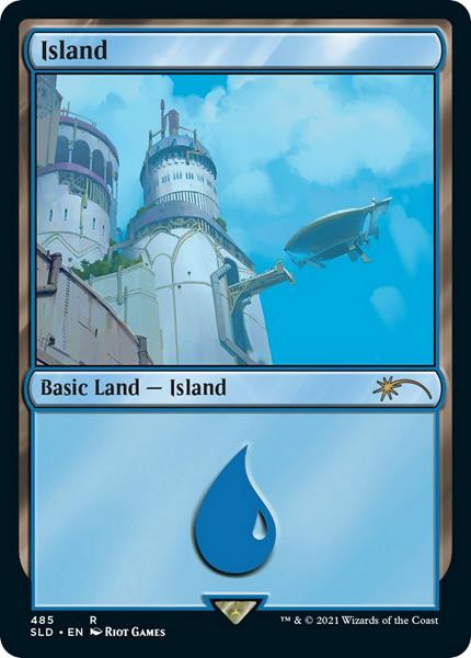 Island (Foil) (Secret Lair - x Arcane: Lands)