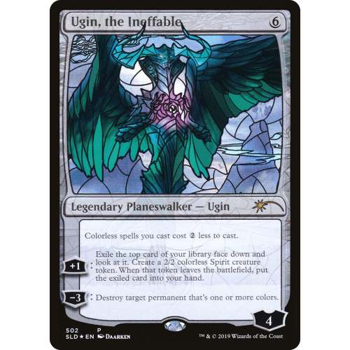 Ugin, the Ineffable (Stained Glass Foil) (Secret Lair - Stained Glass Planeswalkers)