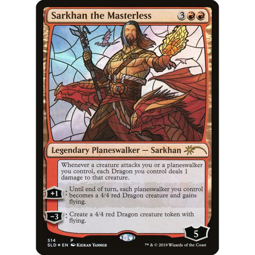 Sarkhan the Masterless (Stained Glass Foil) (Secret Lair - Stained Glass Planeswalkers)