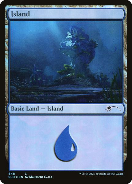 Island (Under the Sea) (Foil) (Secret Lair - Jumpstart Lands)