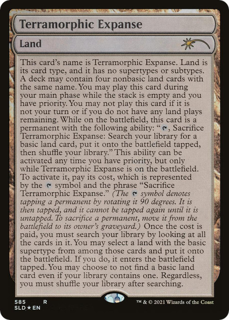 Terramorphic Expanse (Foil) (Secret Lair - Voracious Reader)