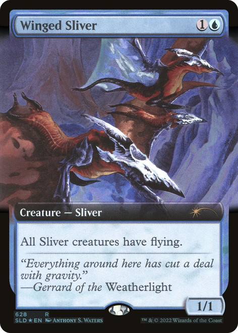 Winged Sliver (Foil) (Secret Lair - Surprise Slivers)